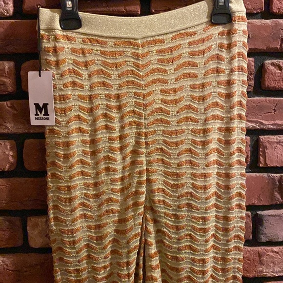 Missoni Wide Leg Gorgeous Sparkly Pants New With Tags Body Contouring Liner - Picture 14 of 16